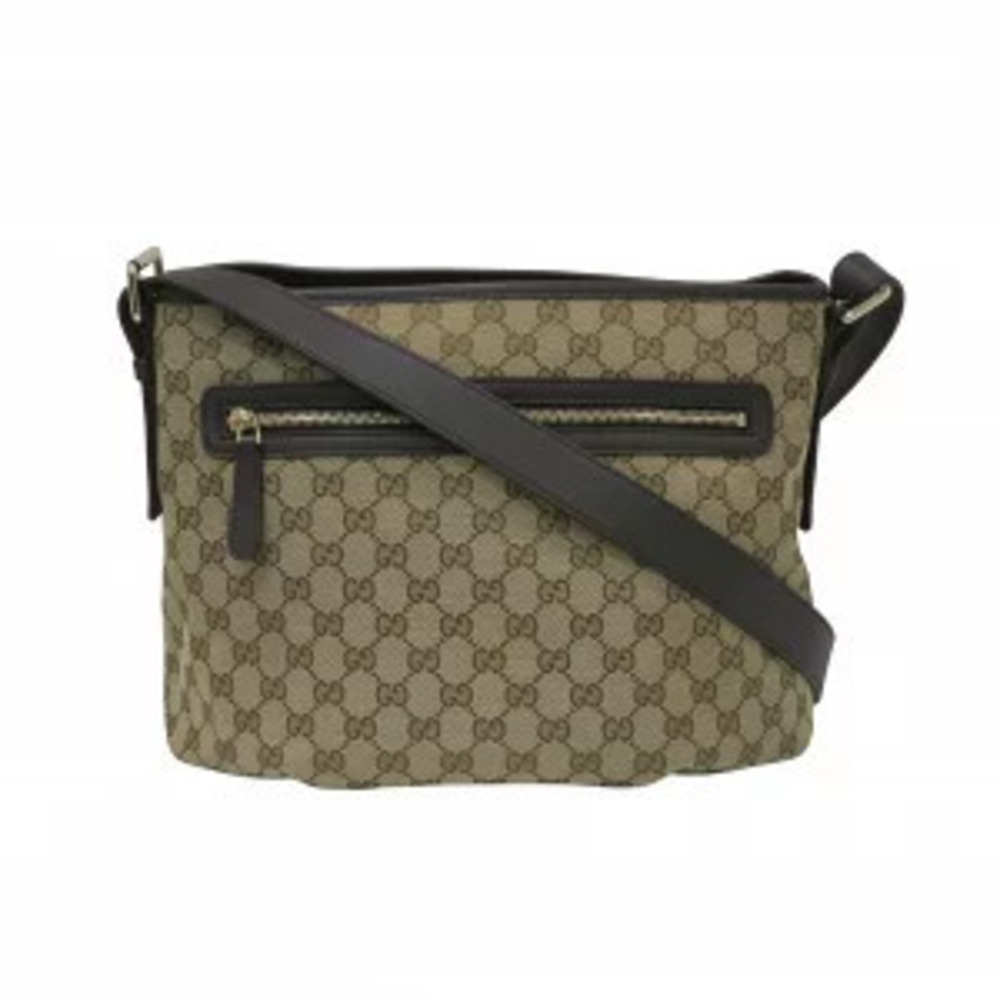 Gucci GG Bag Messenger Canvas Shoulder Brown - Picture 2 of 6